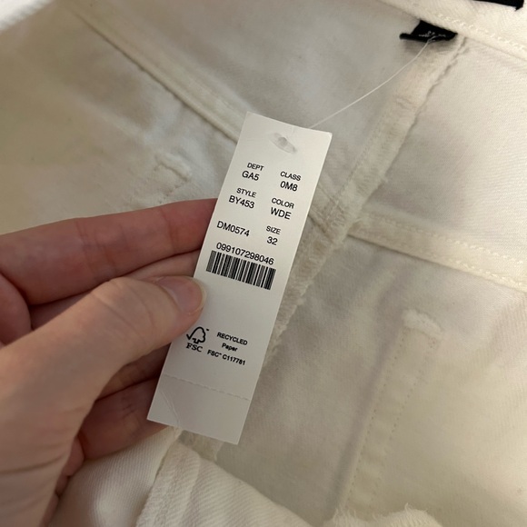 NWT J. Crew Denim Maxi Skirt in White - Picture 7 of 7